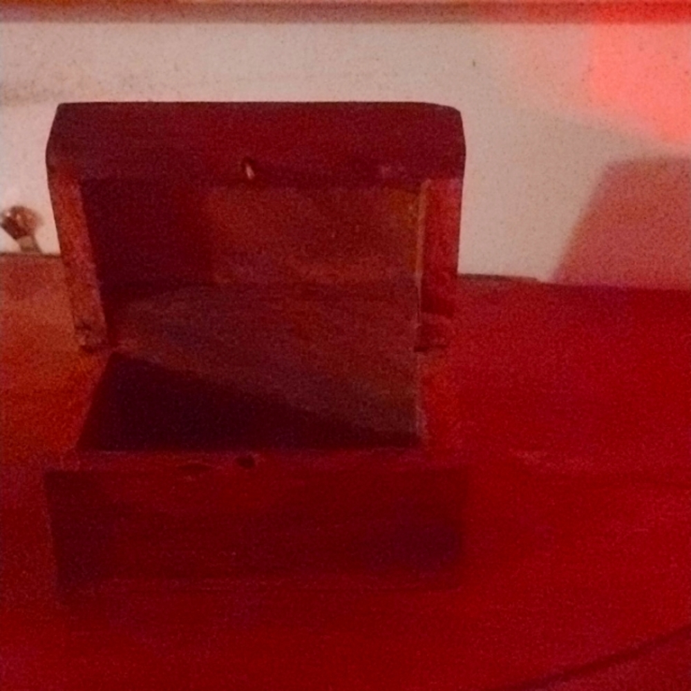 Key chain and small handmade wooden box